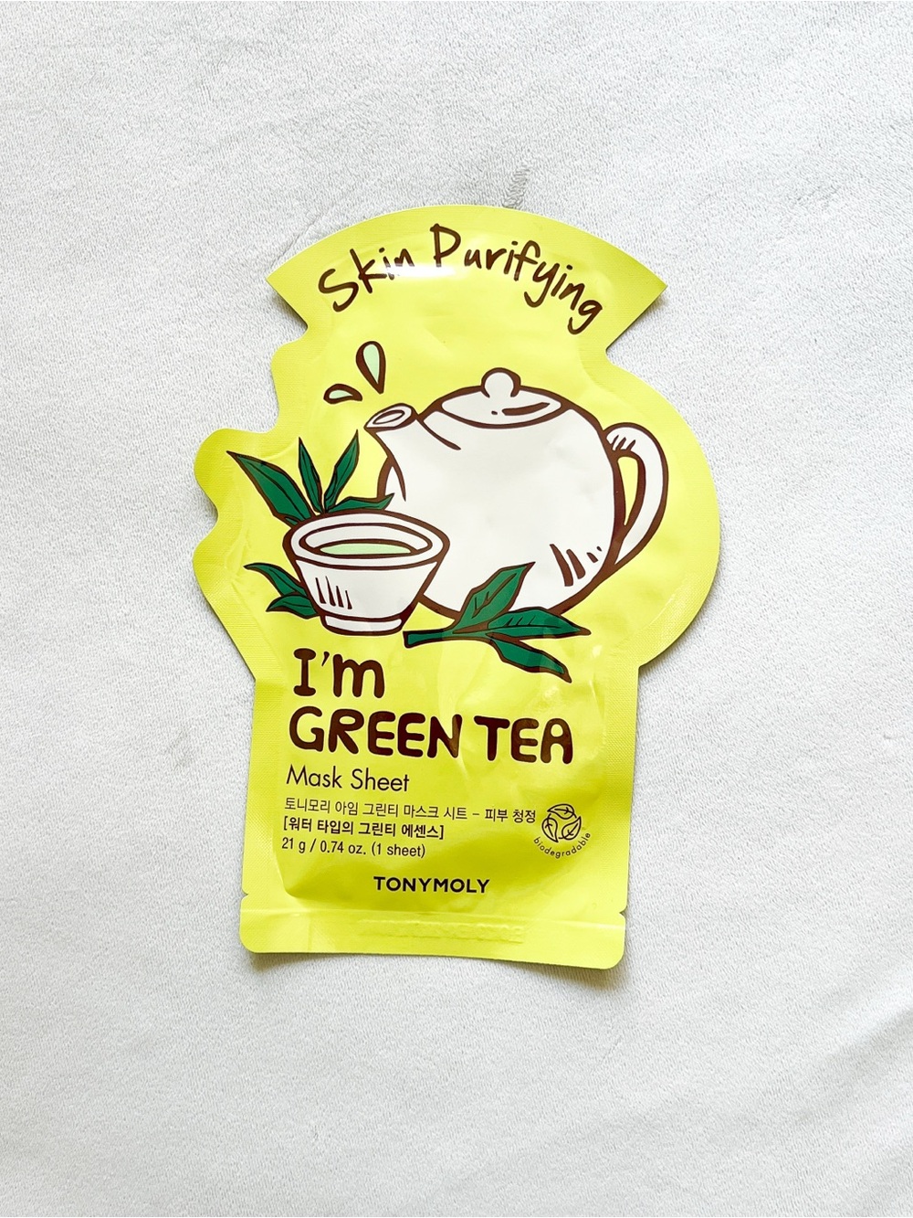 TONYMOLY I'm Green Tea Mask Sheet - Green